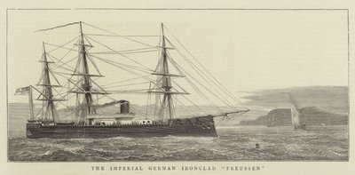 De Keizerlijke Duitse Pantserkruiser Preussen door William Edward Atkins